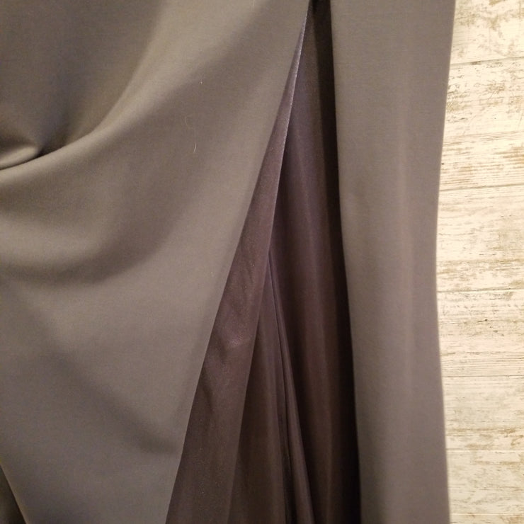 GRAY 2 PC. LONG GOWN SET (NEW)