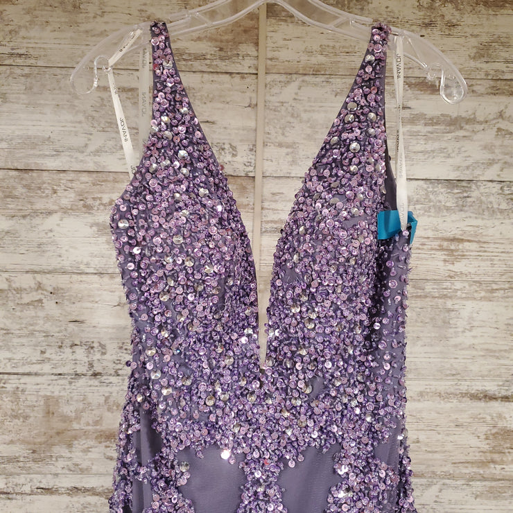 PURPLE MERMAID GOWN