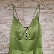 GREEN A LINE GOWN (NEW)