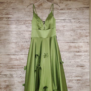 GREEN A LINE GOWN (NEW)