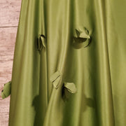 GREEN A LINE GOWN (NEW)