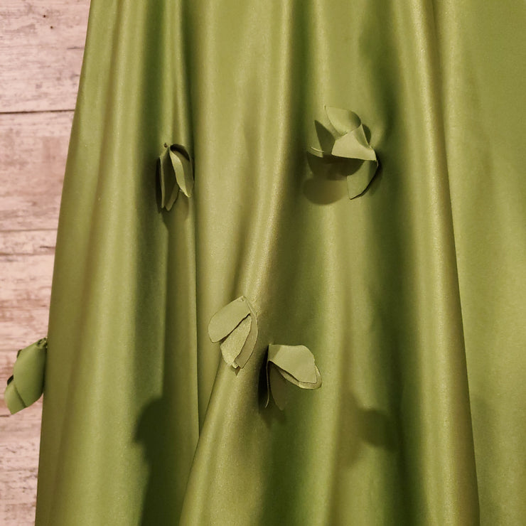 GREEN A LINE GOWN (NEW)