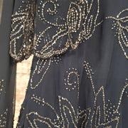 NAVY 2 PC. LONG DRESS SET