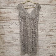 GRAY SPARKLY SHORT DRESS
