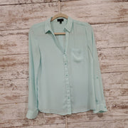 GREEN LONG SLEEVE BLOUSE