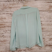 GREEN LONG SLEEVE BLOUSE