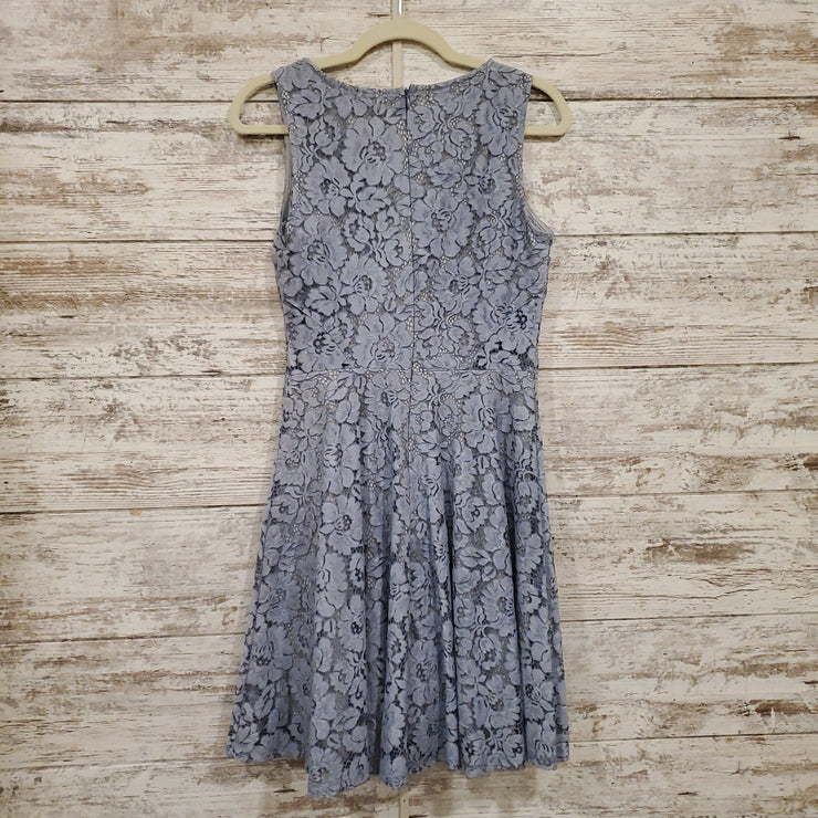 BLUE/FLORAL SHORT DRESS