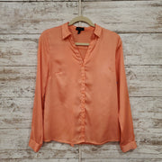 ORANGE LONG SLEEVE BLOUSE