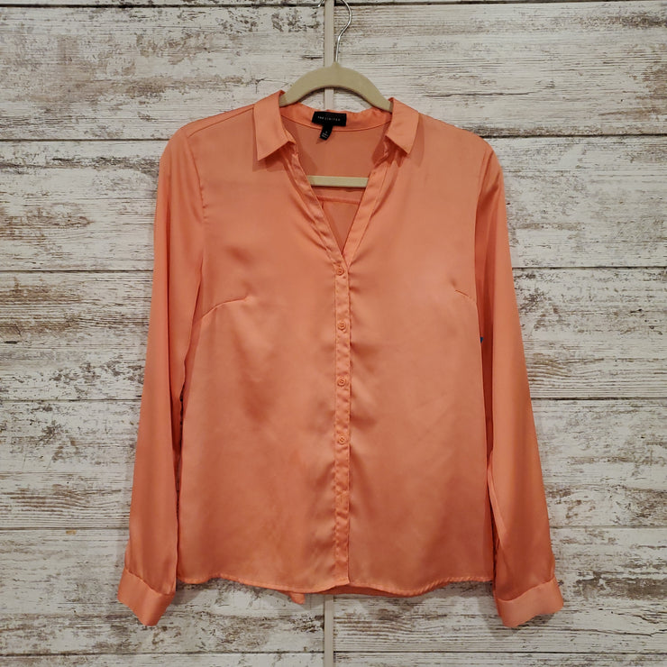 ORANGE LONG SLEEVE BLOUSE