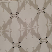 GRAY/WHITE LONG SLEEVE BLOUSE