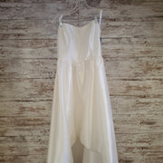 IVORY HI-LO WEDDING GOWN (NEW)