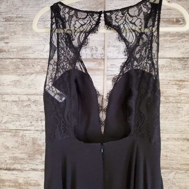 BLACK LONG EVENING GOWN