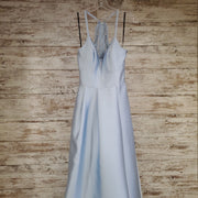 BLUE A LINE GOWN (NEW)