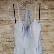 BLUE A LINE GOWN (NEW)