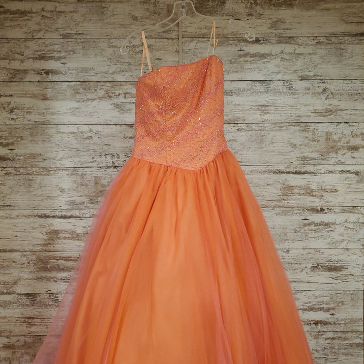 ORANGE PRINCESS GOWN
