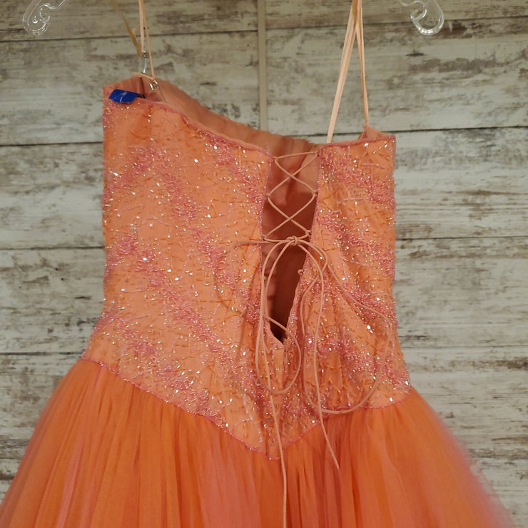 ORANGE PRINCESS GOWN