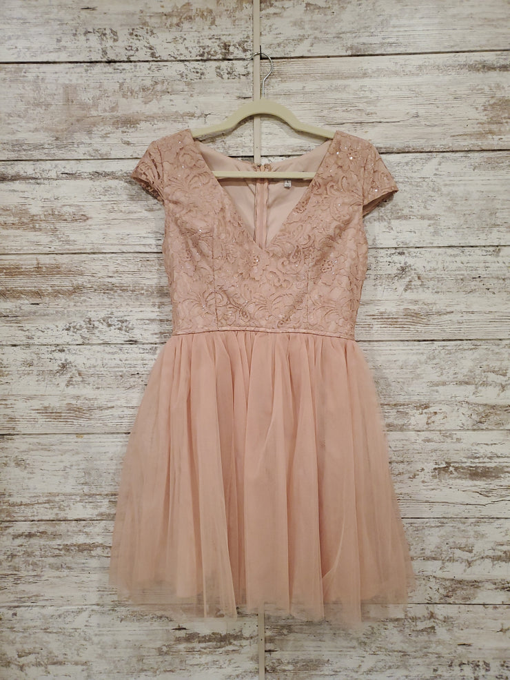 PINK SHORT DRESS (NEW)