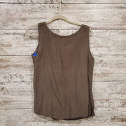 TAN SLEEVELESS TOP