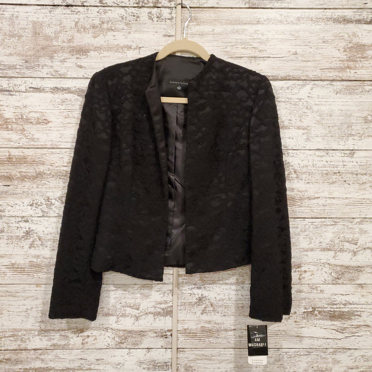 BLACK LACE JACKET (NEW)