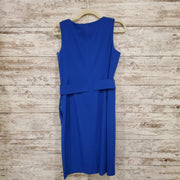 ROYAL BLUE FITTED SHORT DRESS