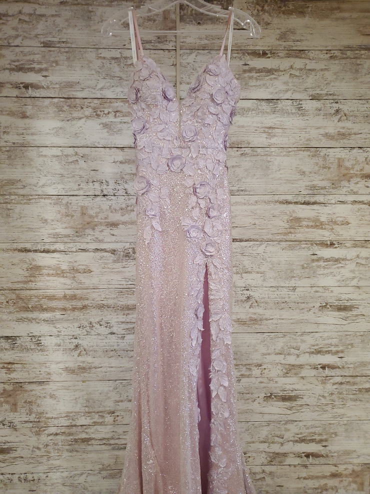 LAVENDER LONG EVENING GOWN
