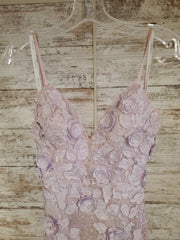 LAVENDER LONG EVENING GOWN