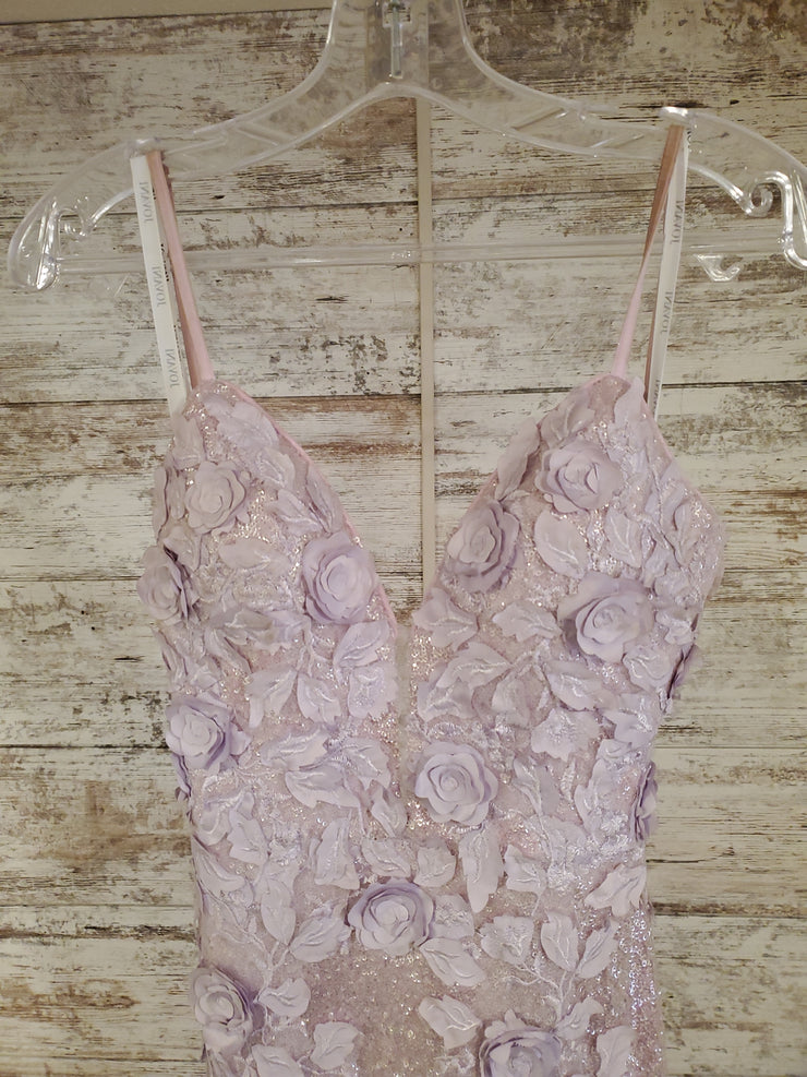 LAVENDER LONG EVENING GOWN