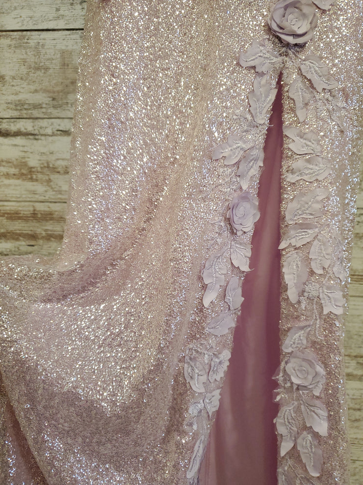 LAVENDER LONG EVENING GOWN