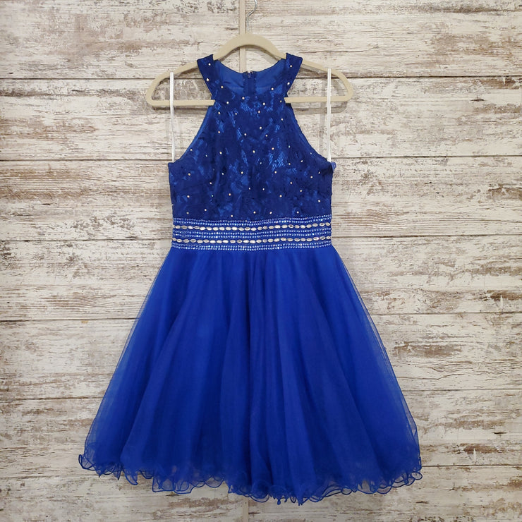ROYAL BLUE SHORT DRESS