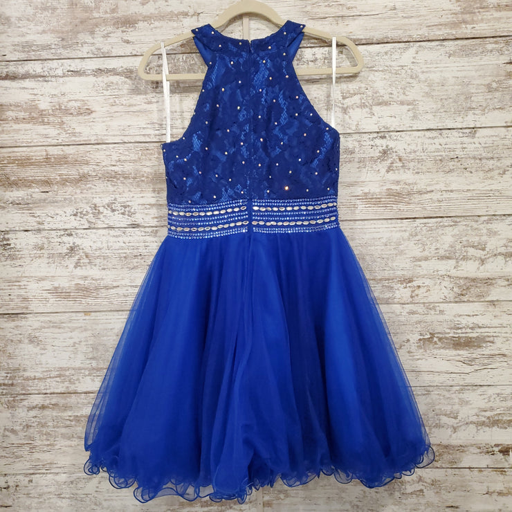 ROYAL BLUE SHORT DRESS