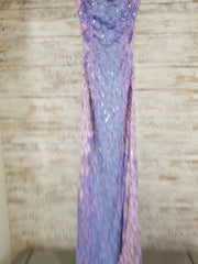 PINK/BLUE/PURPLE SEQUIN GOWN