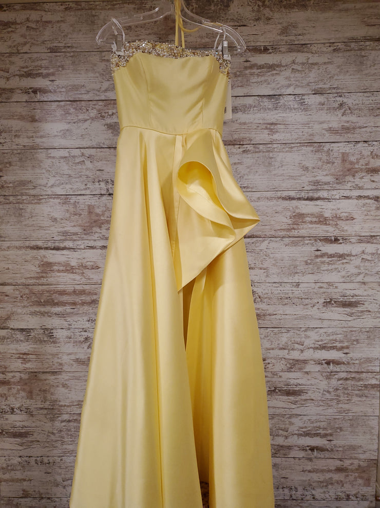 YELLOW A LINE GOWN