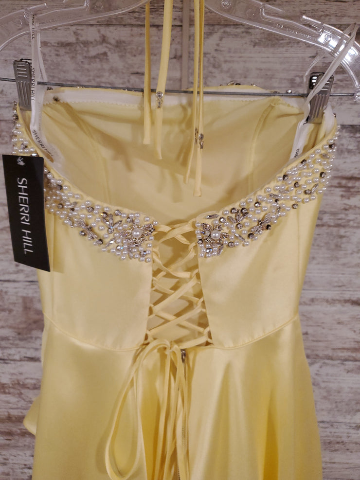 YELLOW A LINE GOWN