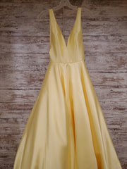 YELLOW A LINE GOWN