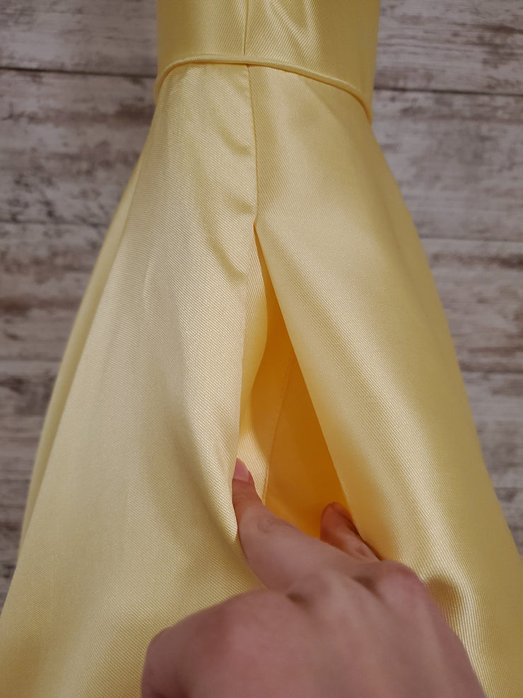 YELLOW A LINE GOWN