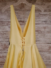 YELLOW A LINE GOWN