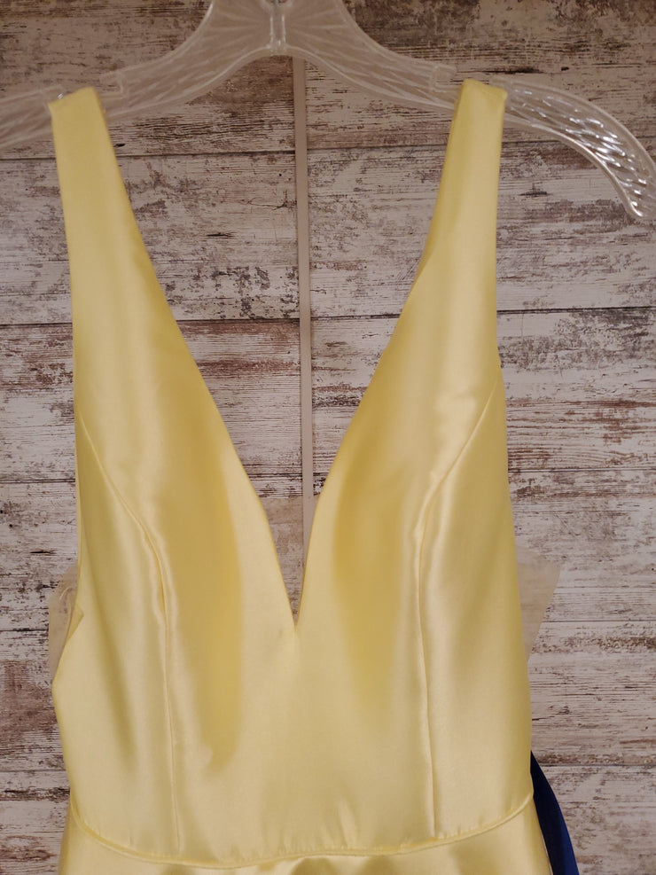 YELLOW A LINE GOWN