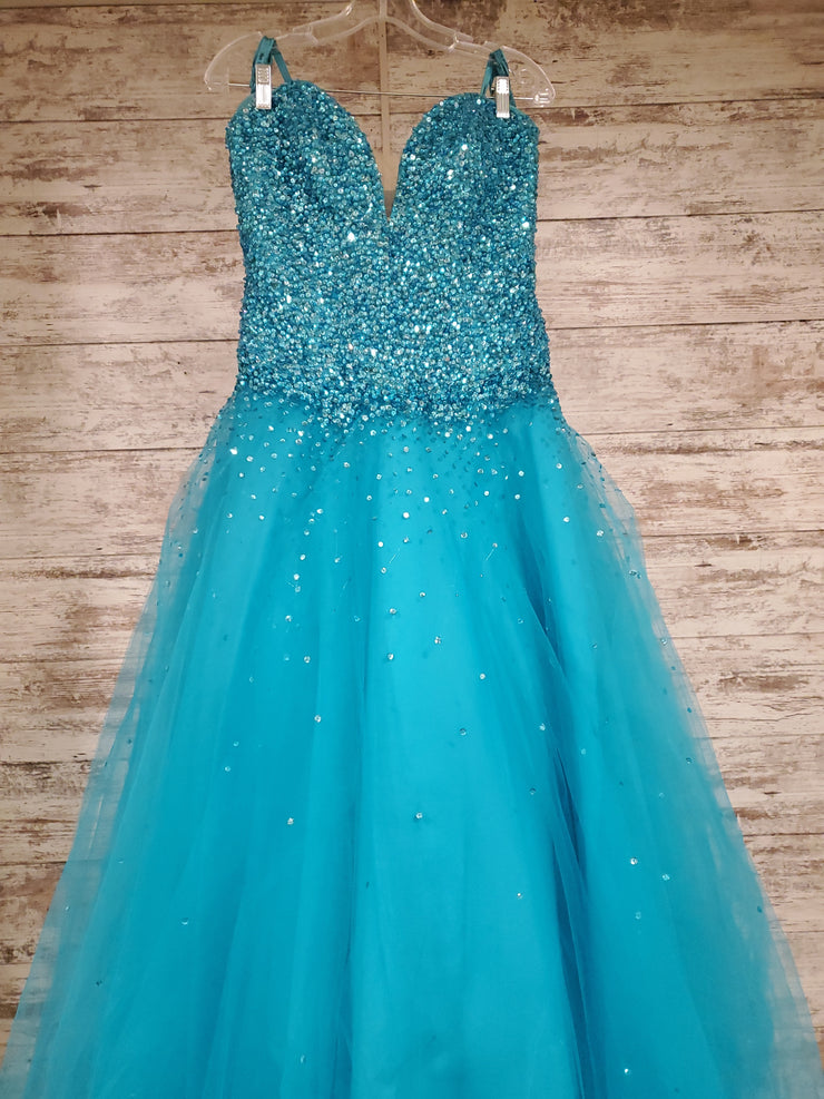 TURQUOISE PRINCESS GOWN