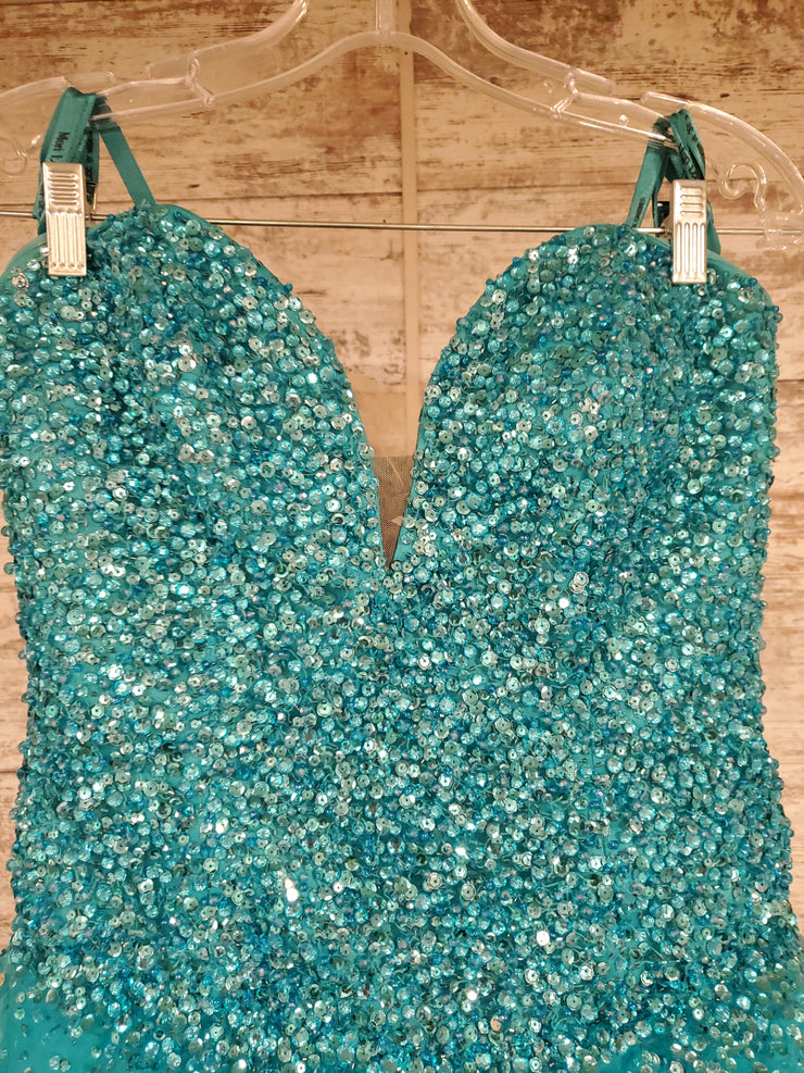 TURQUOISE PRINCESS GOWN