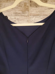 NAVY LONG EVENING GOWN