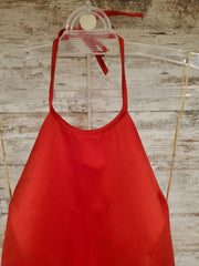 RED A LINE GOWN