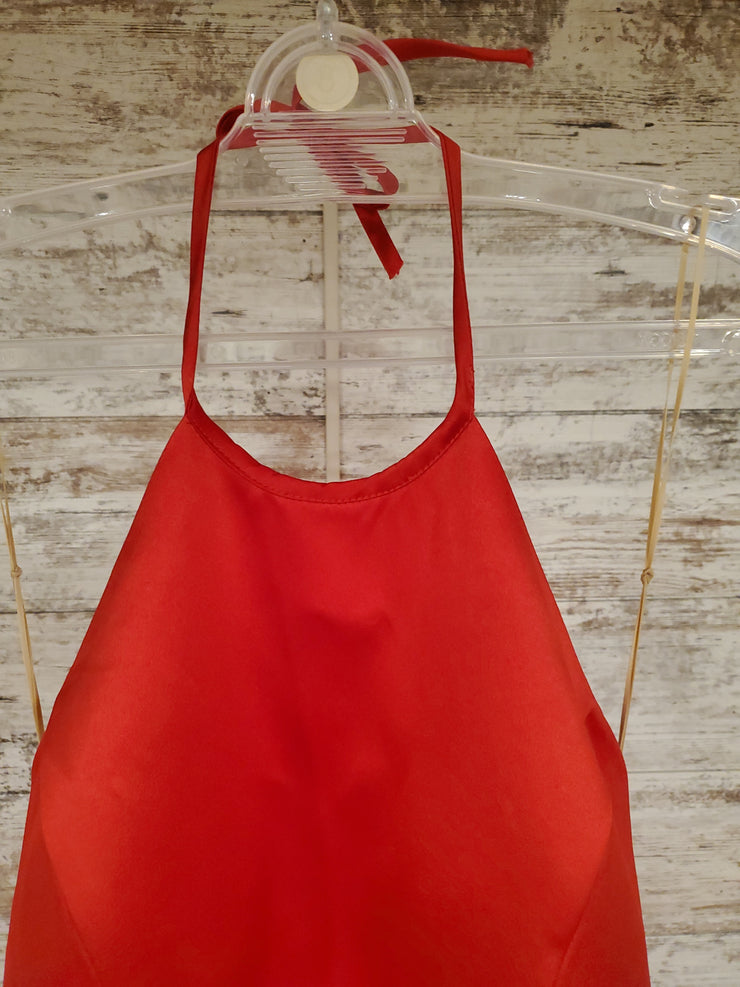 RED A LINE GOWN