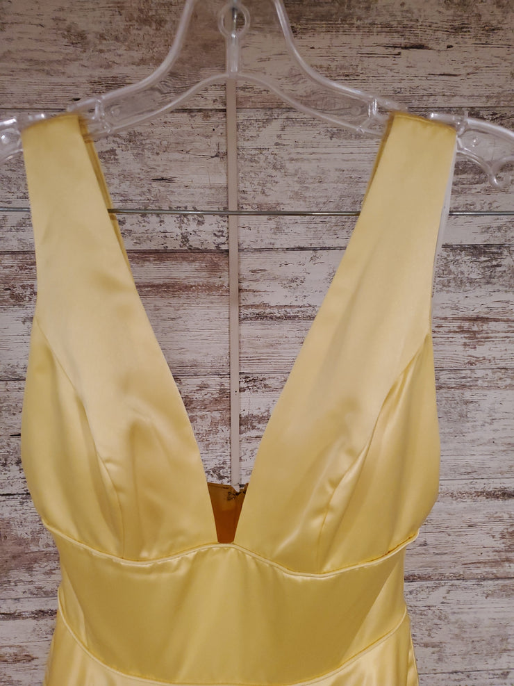 YELLOW A LINE GOWN