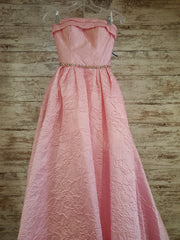 PINK A LINE GOWN
