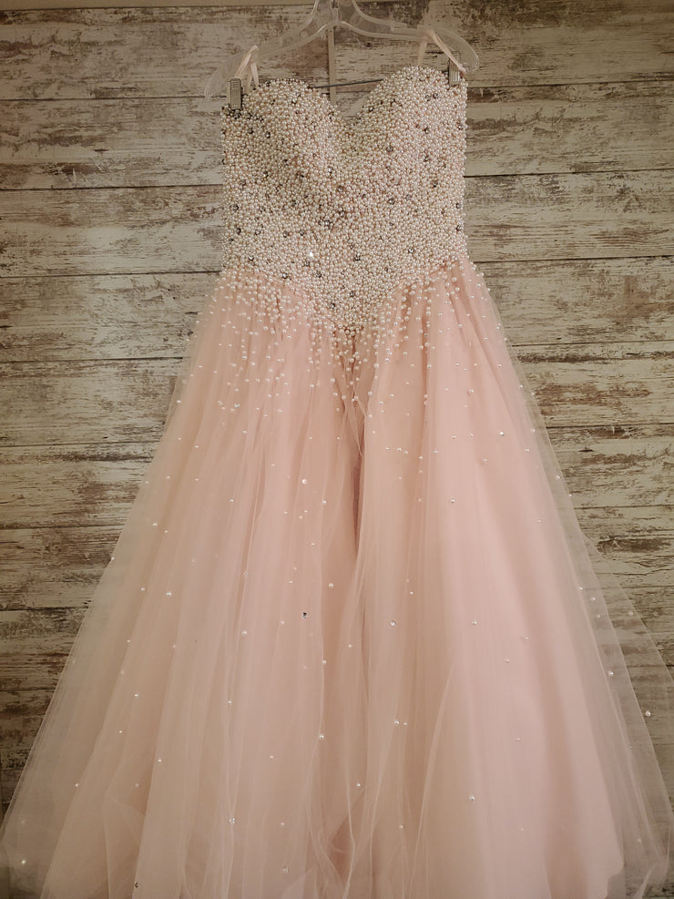 PINK/PEARL PRINCESS GOWN