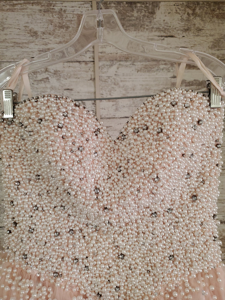 PINK/PEARL PRINCESS GOWN