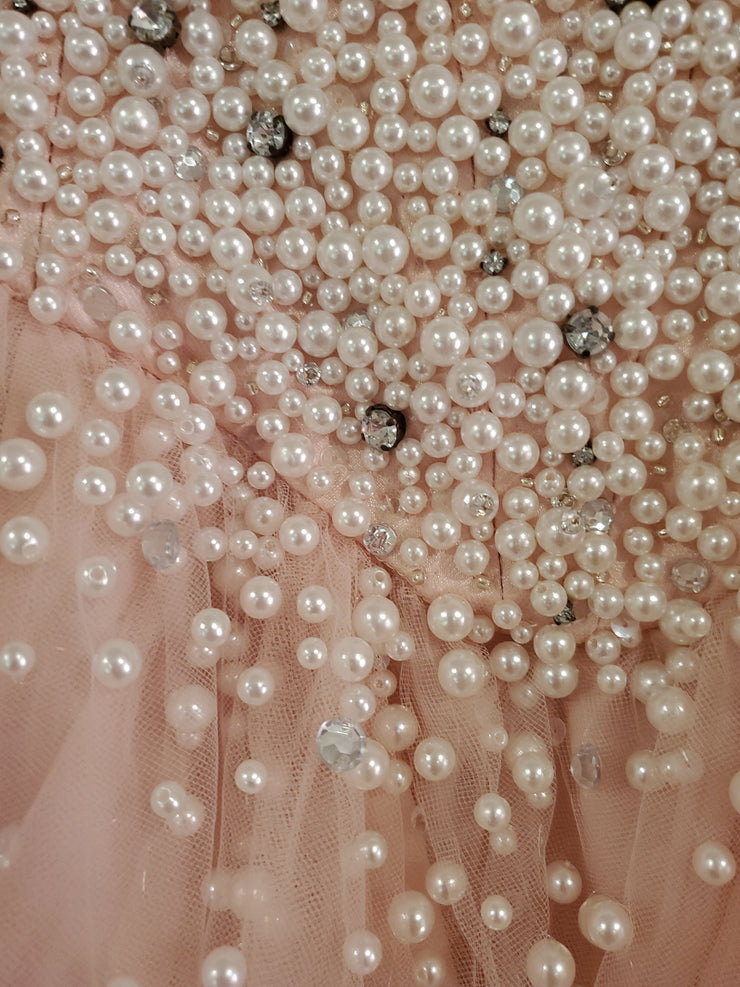 PINK/PEARL PRINCESS GOWN