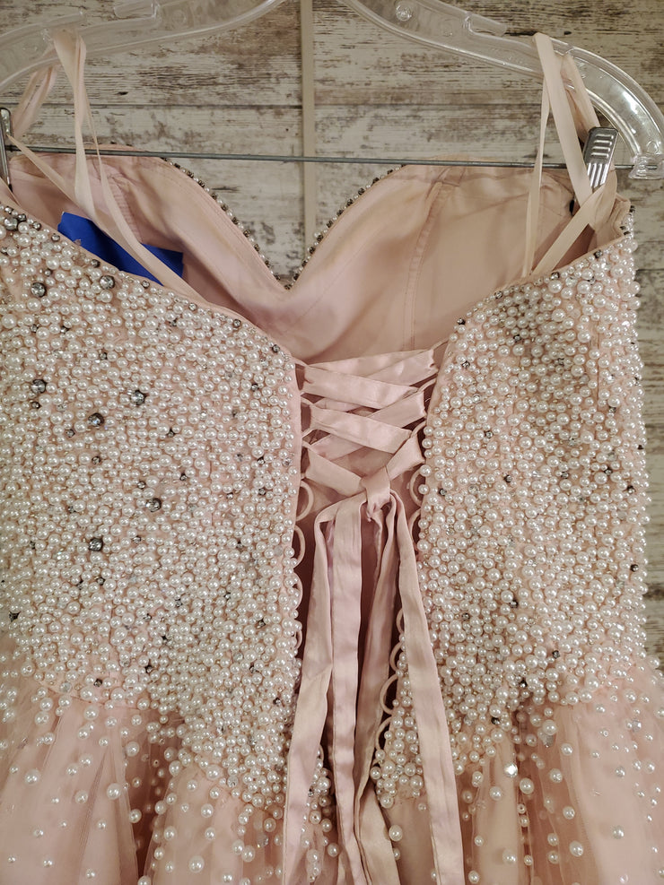 PINK/PEARL PRINCESS GOWN