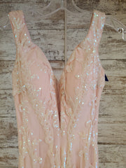 PINK LONG EVENING GOWN