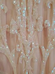 PINK LONG EVENING GOWN